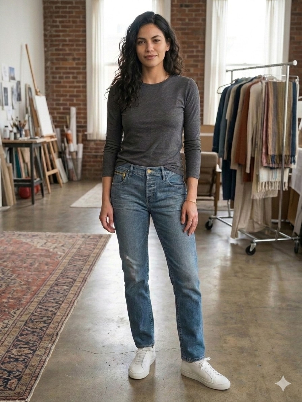 Ag Adriano Goldschmied Women's Midwash Straight-Leg Jeans